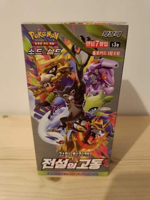 legendary pulse booster box Pokemon Heartbeat s3a Korean Pack each booster pack contains 7 Pokemon trading cards. Pokemon Card Game Sword &