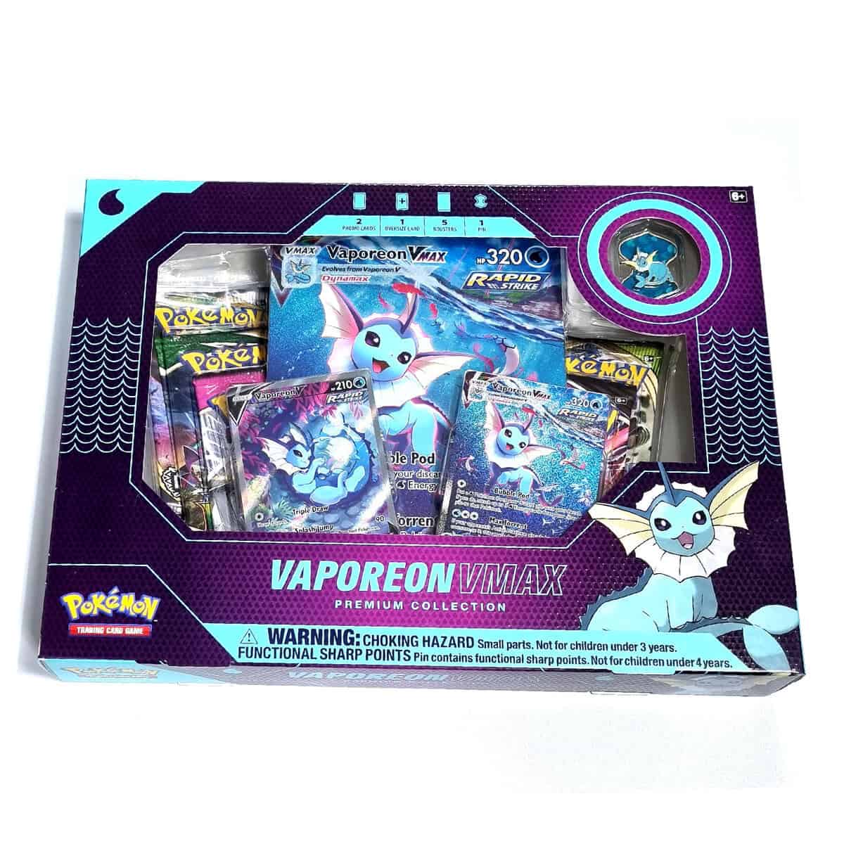 Vaporeon V/Jolteon V/Flareon V VMAX Premium Collection Box  K-TCG