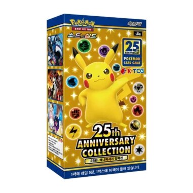 Pokemon Cards “25th Anniversary Collection” s8a Booster Box Korean